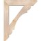 Ekena Millwork Olympic Slat Smooth Bracket w/ Offset Brace, Douglas Fir, 7 1/2"W x 36"D x 44"H BKT0806X36X44OLY06SDF - alternate 4